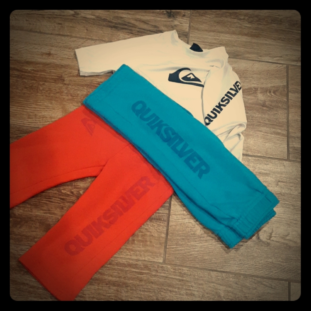 2 Pants ONLY Quicksilver Sweatpants 12M Toddler